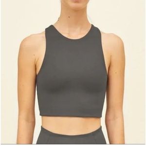 Girlfriend Collective Dylan Bra Top in Moon